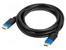 Kaabel HDMI Lanberg CA-HDMI-30CC-0030-BK, V2.1, 3 m, must