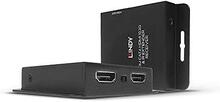 HDMI pikendusadapter Lindy 38208, 4K60, Cat.6, 70 m, must