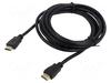 HDMI kaabel Savio CL-38, 15 m, must
