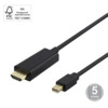 Kaabel miniDisplayPort - HDMI Deltaco 00110021, 3 m, must