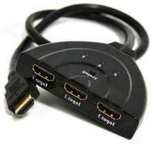 HDMI lüliti Gembird DSW-HDMI-35, 3 porti, 0,5 m, must