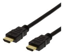 HDMI kaabel Deltaco HDMI-1040D-FLEX, 4 m, must