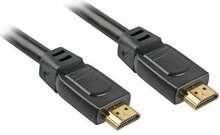 HDMI kaabel Sharkoon, 10 m, must