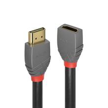 HDMI kaabel Lindy Anthra Line, 2.0, 0,5 m, must