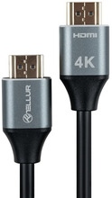 HDMI kaabel Tellur TLL312021, 2.0, 4K, 18 Gbps, 5 m, must