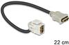 Keystone moodul DeLOCK 86326, HDMI, 22 cm, hall