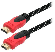 HDMI kaabel Blow 92-056, 3 m, must/punane