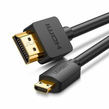 Kaabel HDMI Ugreen HD127, 2.0, 1,5 m, must