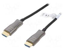 Kaabel HDMI Digitus AK-330125-300-S, 30 m, must
