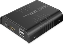 HDMI KVM IP vastuvõtja Digitus DS-55355, 4K/60Hz, must