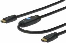 HDMI kaabel Assmann AK-330118-150-S, 1.4, 15 m, must