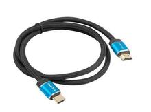 HDMI kaabel Lanberg CA-HDMI-P20CU-0010-BK, V2.0, 1 m, sinine