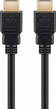 HDMI kaabel Goobay V2.1, 0,5 m, must