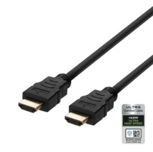 HDMI kaabel Deltaco HU-20-R, 2 m, must