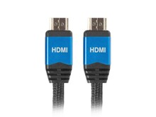 HDMI kaabel Lanberg CA-HDMI-20CU-0010-BL, V2.0, 1 m, must