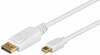 Kaabel Mini DisplayPort - DisplayPort Goobay 52859, 2 m, valge