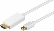 Kaabel Microconnect Mini DisplayPort - HDMI MDPHDMI2, 1.8 m, valge