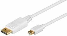 Kaabel Mini DisplayPort - DisplayPort Goobay 52859, 2 m, valge