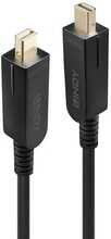 Kaabel fiiberoptiline hübriid Mini DisplayPort Lindy 38481, 20 m, must
