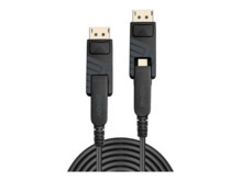 Kaabel DisplayPort Lindy 38480 Fibre Optic Hybrid 1.4, 10 m