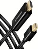 Kaabel Mini DisplayPort - HDMI Axagon RVDM-HI14C2, 1.8 m, must