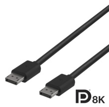 DisplayPort kaabel Deltaco DP8K-1030-K, 3 m, must