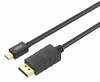 Kaabel mini DisplayPort - DisplayPort Unitek Y-C612BK, 3 m, must