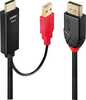Adapterkaabel Lindy HDMI to DisplayPort, 4K30Hz, 10.2Gbps, 5 m, must