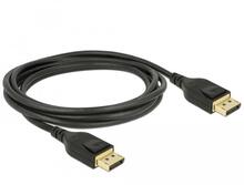 DisplayPort kaabel Delock 85661, 3 m, must, 8K