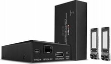 KVM pikendaja Lindy 39376 Fibre Optic DisplayPort 1.2 ja USB, 300 m