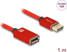 Kaabel DisplayPort pikendus Delock 1 m, punane