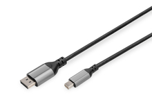 Kaabel DisplayPort Digitus DB-340106-020-S, Mini DP to DP, 2 m, must