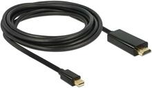 Kaabel Mini DisplayPort - HDMI Delock 83700, 3 m, must