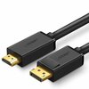 Kaabel DisplayPort - HDMI Ugreen DP101 10202, 2 m, must, 4K 30Hz