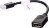 Adapter Lanberg AD-0003-BK mini DisplayPort (M) DisplayPort (F), 0,12 m, must