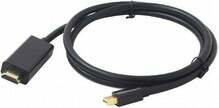 Adapterkaabel mini DisplayPort - HDMI Gembird CC-mDP-HDMI-6, 1.8 m, must
