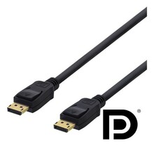Kaabel DisplayPort Deltaco DP-1010D, 1 m, must