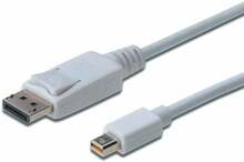 Kaabel mini DisplayPort Assmann AK-340102-020-W, 2 m, valge