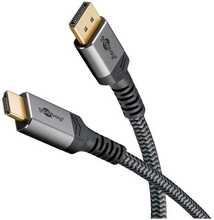Adapterkaabel DisplayPort - HDMI Goobay 65269, 2 m, must