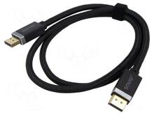 Kaabel DisplayPort Savio CL-165, 1 m, must