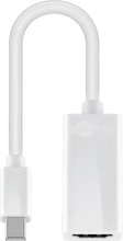 Adapter Mini DisplayPort - HDMI Goobay 51729, 0.1 m, valge