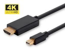Kaabel Microconnect Mini DisplayPort - HDMI MDPHDMI1B-4K, 1 m, must