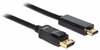 Kaabel DisplayPort - HDMI Delock 82587, 2 m, must