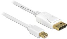Kaabel Mini DisplayPort Delock 83484, 5 m, valge