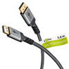 DisplayPort kaabel Goobay 75681, 3 m, must, 2.0/2.1, 54 Gb/s