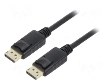 Kaabel DisplayPort Logilink 1.2, 1 m, must