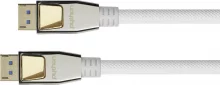 Kaabel DisplayPort Python 2.0, 2 m, valge