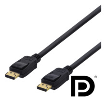 Kaabel DisplayPort Deltaco DP-1020D, 2 m, must