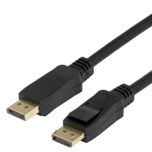 Kaabel DisplayPort Deltaco DP-1010D-FLEX, 1 m, must