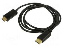 Kaabel HDMI/DisplayPort Akyga AK-AV-05, 1.8 m, must
